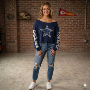 Dallas Cowboys Swoop Neck Sweatshirt