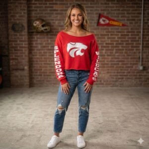 Splendora Wildcats Swoop Neck Sweatshirt